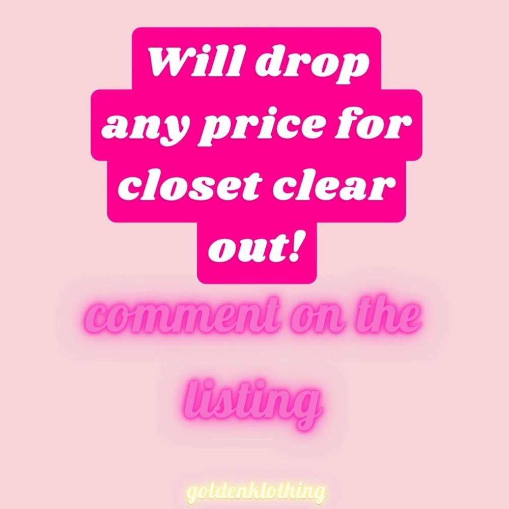 ✨CLOSET CLEAR OUT✨